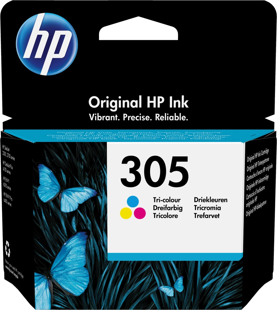 HP 305 originele drie-kleuren inktcartridge (3YM60AE)